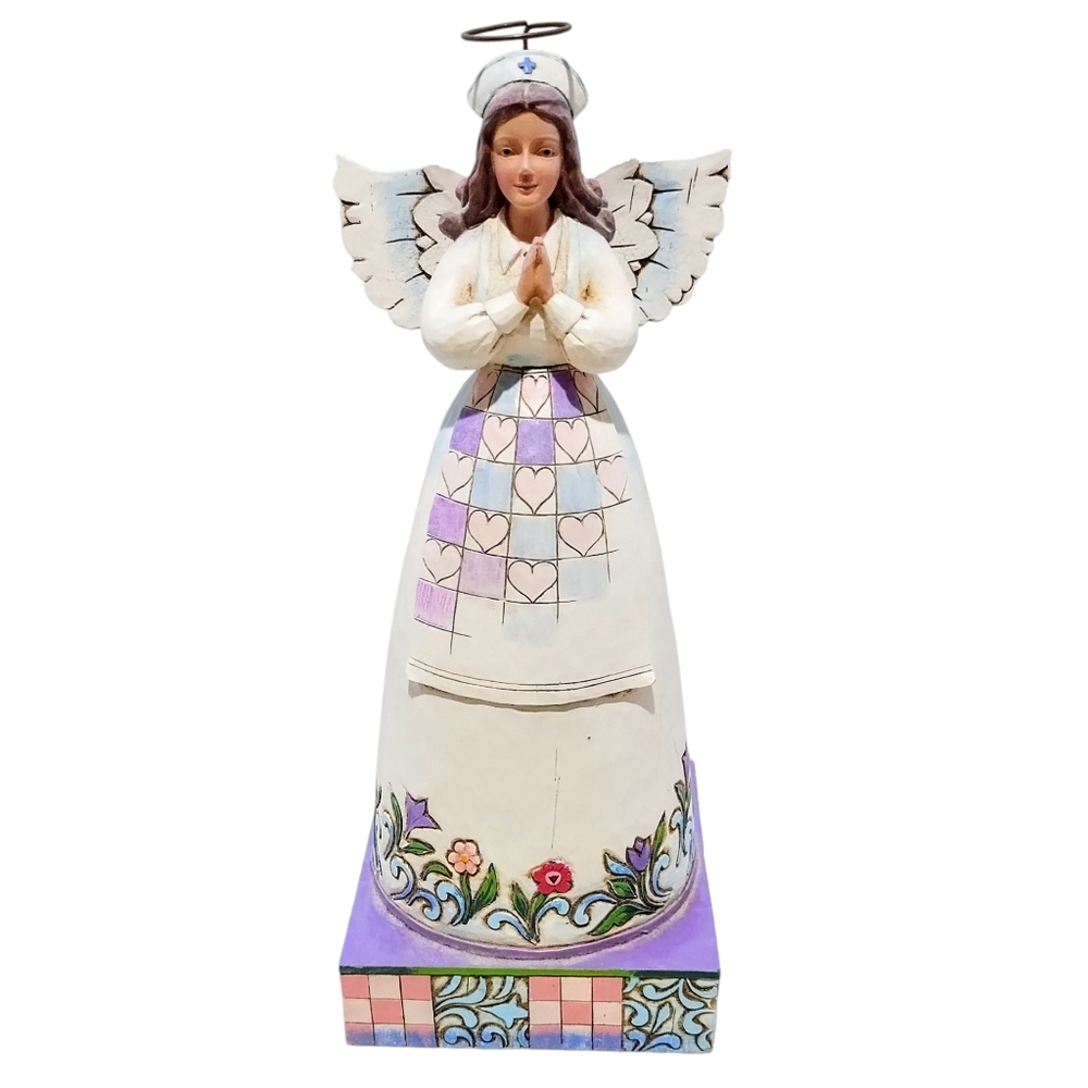 ◾LIKE NEW◾2006 JIM SHORE HEARTWOOD CREEK "ANGEL OF HEALING" FIGURINE